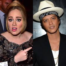 Bruno Mars says Adele was \a diva\ in the studio at first