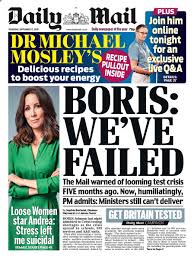 Daily Mail Front Page 17th of September 2020 - Tomorrow's Papers ...